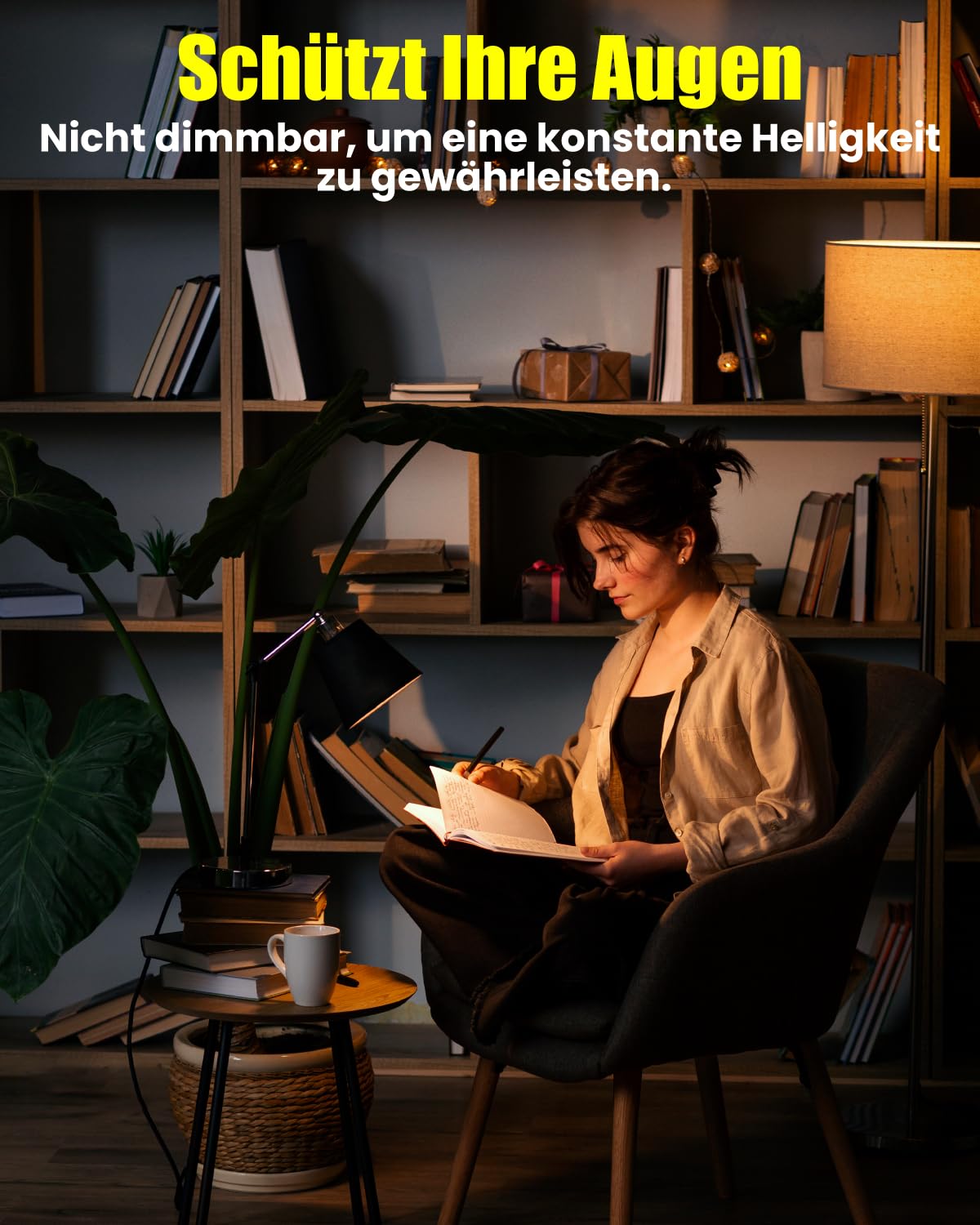 Klarlight 2W E27 LED Glühbirne Warmweiss 2700K, T28 Edison Glühbirne LED Vintage Ersetzt 20 Watt, LED Birne E27 für Nachtlicht Tischlampe Weihnachten Dekorative, Nicht Dimmbar, 2er-Pack 4