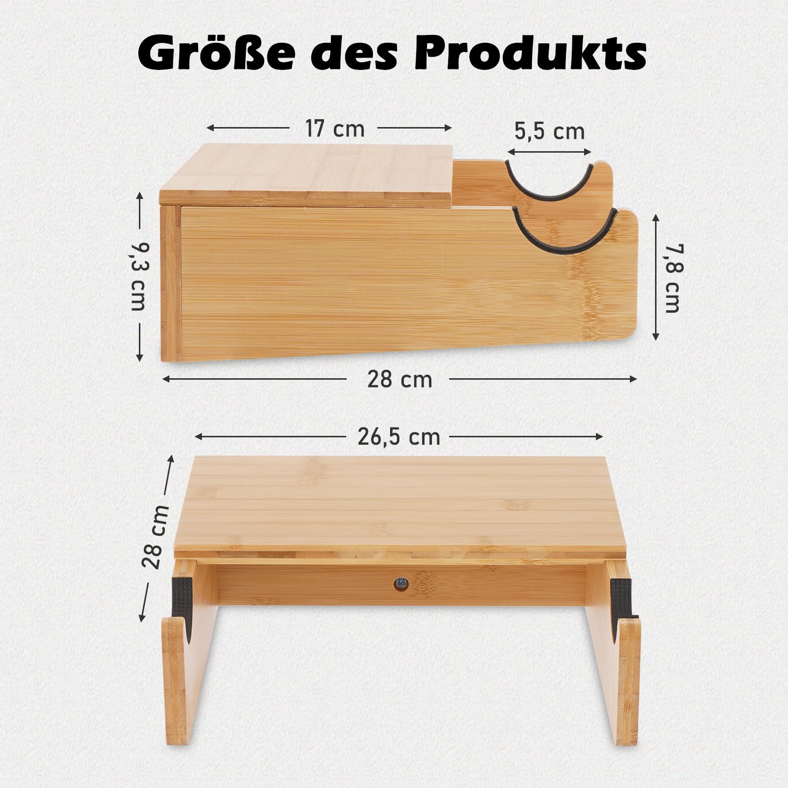 Wandhalterung Fahrrad Holz - Fahrrad Wandhalterung aus Bambus - Rennrad Wandhalter - Fahrradhalterung Wand - Bike Wall Mount - Fahrrad Aufhänger - Fahrradwandhalterungen 3