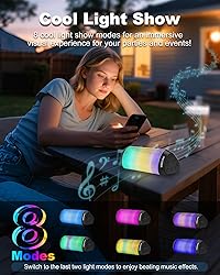 Bluetooth Speaker, Portable Wireless, 15W Stereo