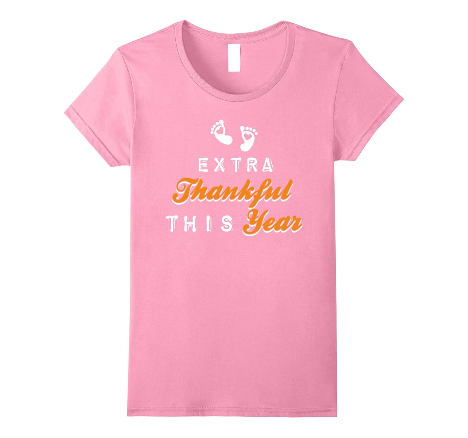 Womens Official: extra thankful this year pregnancy shirt-Rose