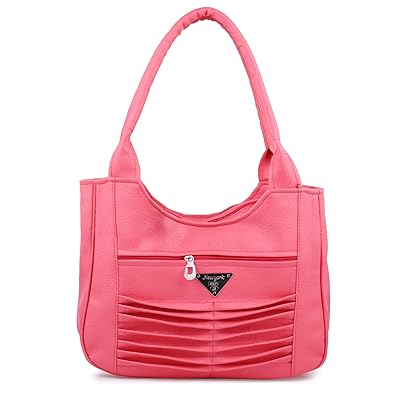 Ankita Fashion World Womens Shoulder Handbag PU (Pink)