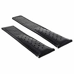 Ewatchparts 20-22mm Leather Watch Band Strap With