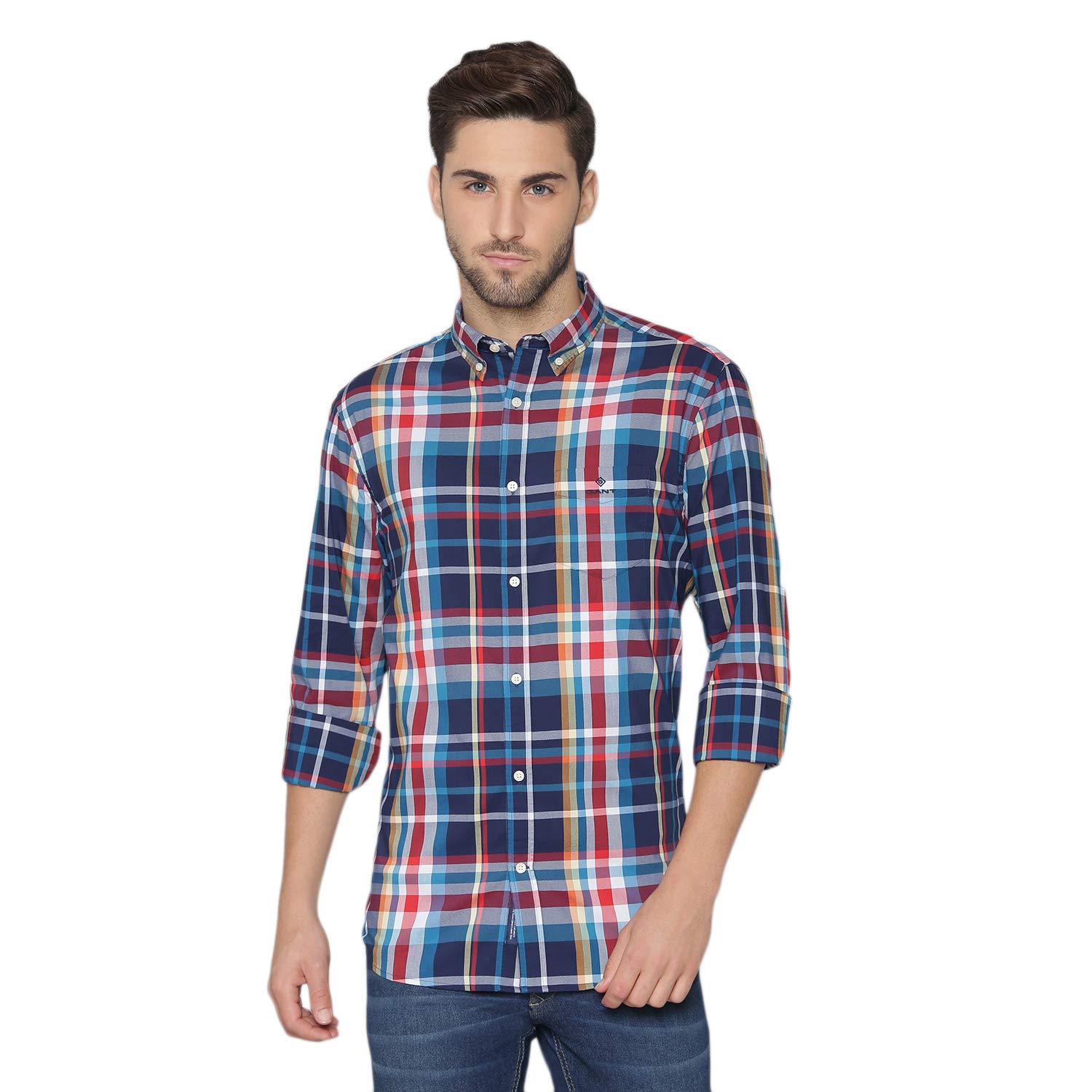 Buy GANT Mens Yellow Shirts GAS3031930460 at Amazon.in