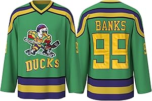 7TP Mens/Women/Youth Hockey Jersey Retro Movie-Inspired Top for Game Day and Casual Wear