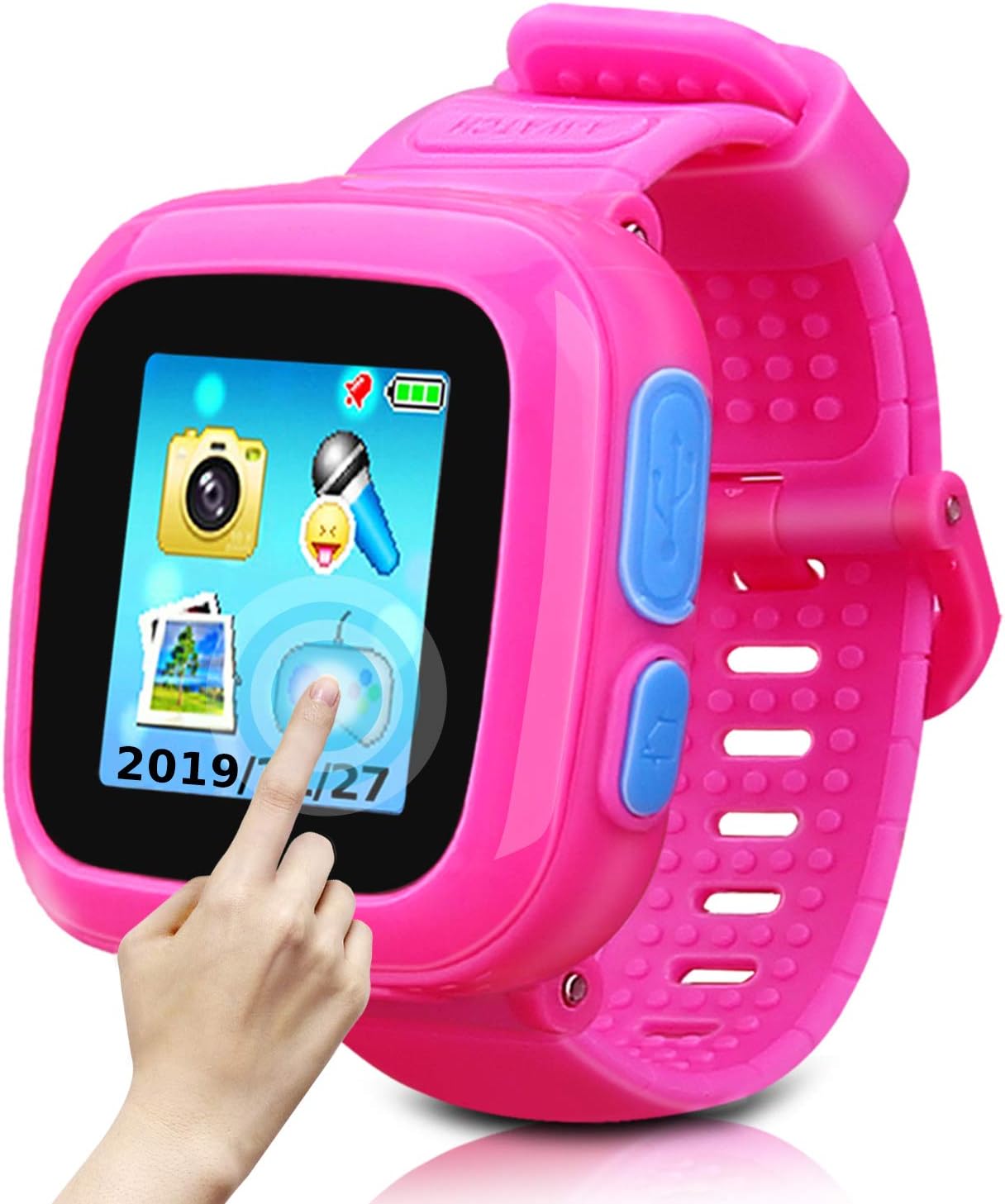 FOROPIOLY Watch for Kids Watch Kids Smart Watch for Kids Watch with Games Camera Alarm Timer Pedometer Wrist Watch for Kids Boys Girls Toys Age 3-11 Years Birthday Festival Gifts Education Toys