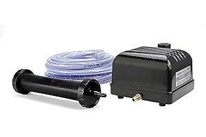Aquascape Pro Air 20 Pond Aerator and Aeration Kit with Tubing and Self-Cleaning Diffuser, Out-door Rated| 61009