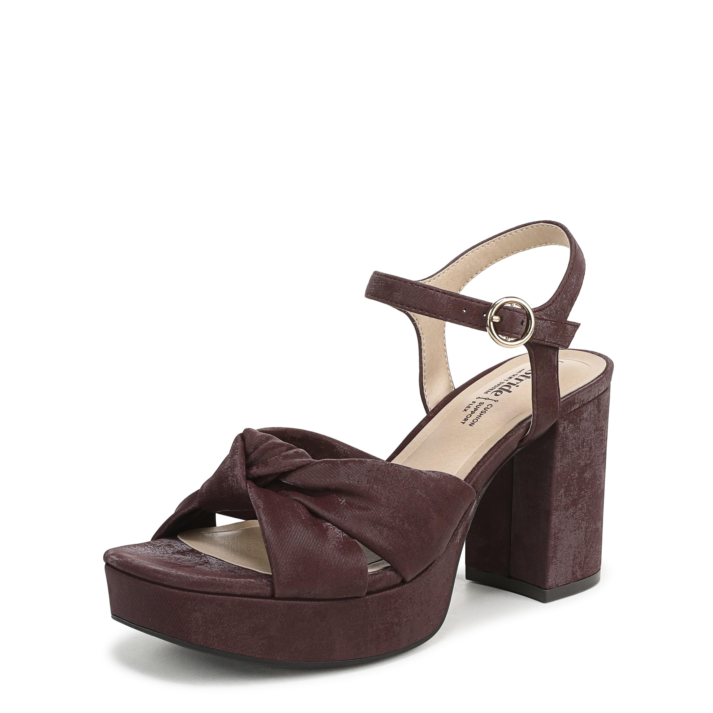 LifeStride Women’s August Heeled Sandal Plum 6.5 M