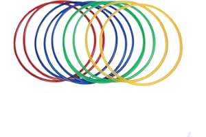 Sensory Training Hoops Kids Exercise Hoop Rings Connectors Hopscotch Ring 10 Plastic Small s Kids Fitness Equipment