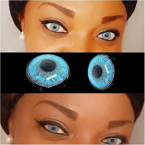 Amazon Co Jp Tyldz 茶色のアイコンタクトのカラーコンタクトレンズコンタクトレンズアイコンタクト Color Rus Brilliantblue Size 0 ホーム キッチン