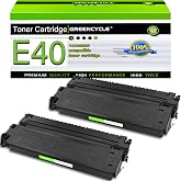 greencycle 2 Pack E40/E20/E10/E16/E31 1491A002AA Black Toner Cartridge | Compatible For Canon E40 PC170 PC920 PC921 PC940 FC-330 FC-336 FC-500 PC981 Printer (2 Pack, E40)