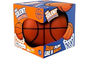 Rzkipdy Silent Basketball Size 5 (27.5") – Not Vacuum Shipped - 2025 Upgraded Airless Soft Foam Ball Soundless for Quiet Dribbling and Indoor Training – Real Feel Higher Bounce No Noise