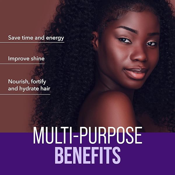 THE MANE CHOICE THE ALPHA EASY ON THE CURLS HYDRATION CURLY HAIR CONDITIONER, NOURISHING DETANGLING CONDITIONER ENRICHED WITH BIOTIN & VITAMIN E, SULFATE & PARABEN-FREE, 8 OZ