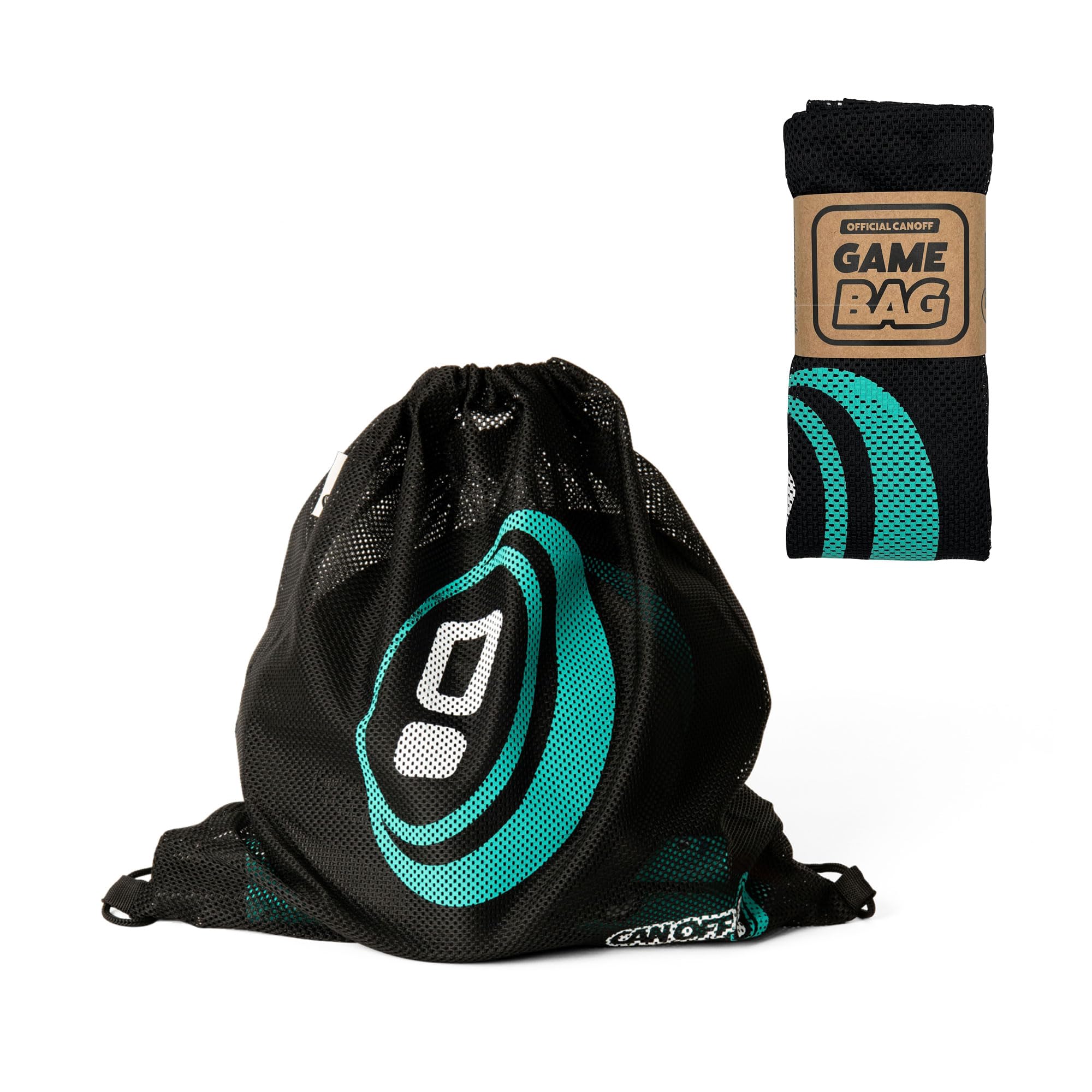 CANOFF - Large Drawstring Travel Bag for the All Surface Heavy Duty Bases, Fits Flying Disc Game Ground Spike Set.