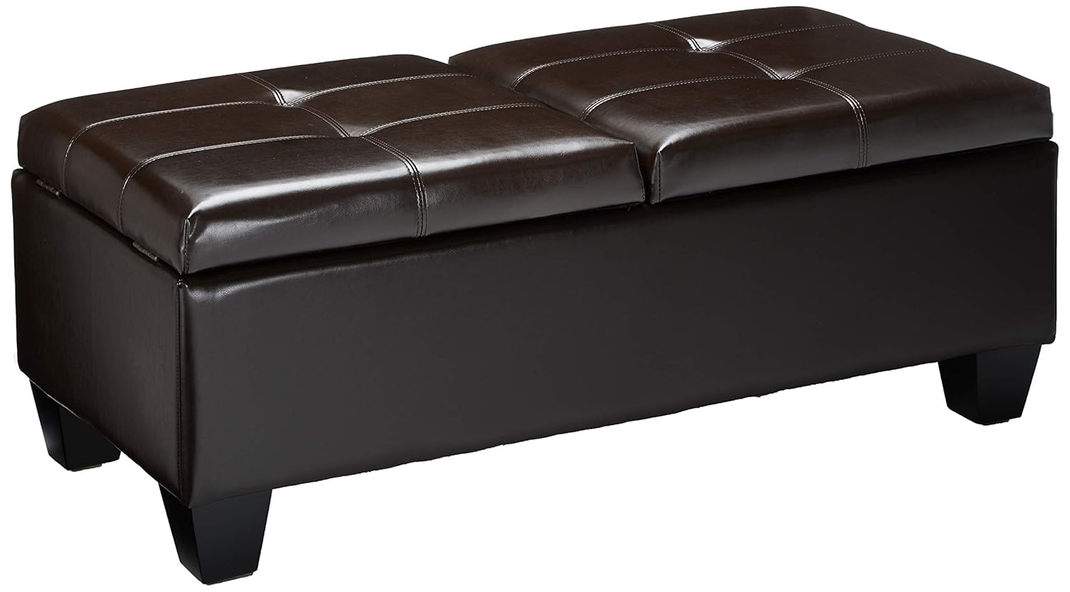 Best christopher knight leather storage ottoman