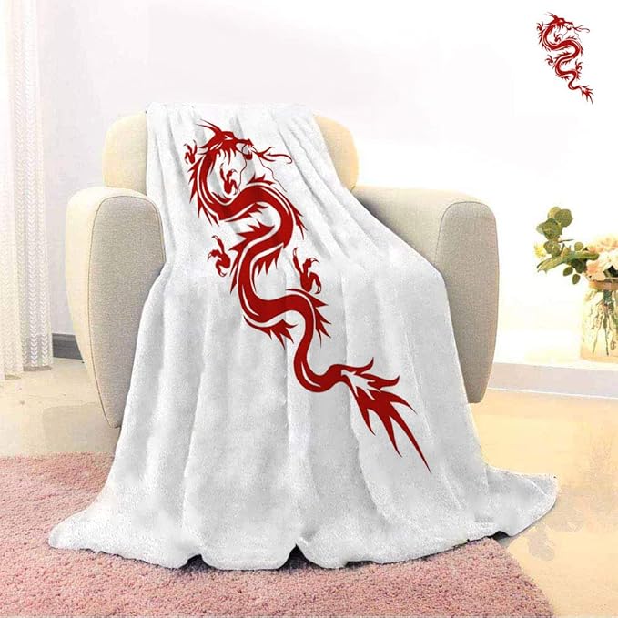 Joedecor Japanese Dragon Blankets, Japanese Mythology Theme