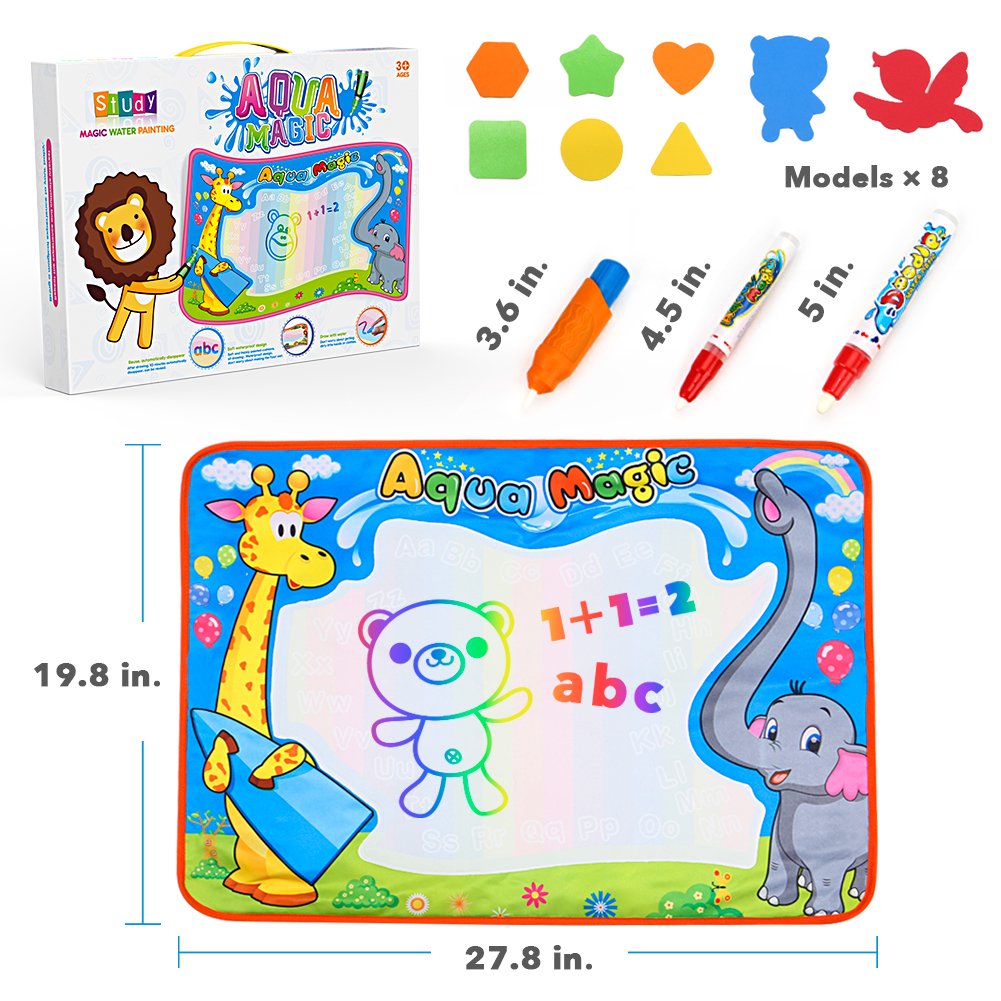Toyk AquaDoodle Drawing Mat Kids Painting Writing Doodle Board Toy