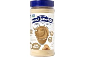 Peanut Butter & Co. Pure Peanut Protein Powder, Non-GMO Project Verified, Gluten Free, Vegan, 6.5 oz Jar