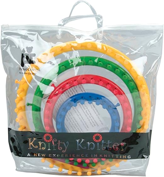 Genuine Knifty Knitter Round Loom Set 