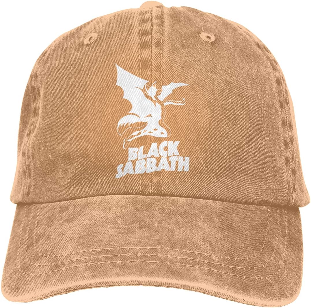 Gerneric Chenfengping Black Sabbath Unisex Baseball Hat Denim Hats Denim Hat Black
