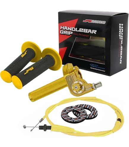 Amazon.com: XLJOY CNC Aluminum Twist Throttle Grips Cable For