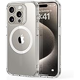 ESR for iPhone 15 Pro Case, Compatible with MagSafe, Military-Grade Protection, Yellowing Resistant, Scratch-Resistant Back, Magnetic Phone Case for iPhone 15 Pro, Classic Series, Clear