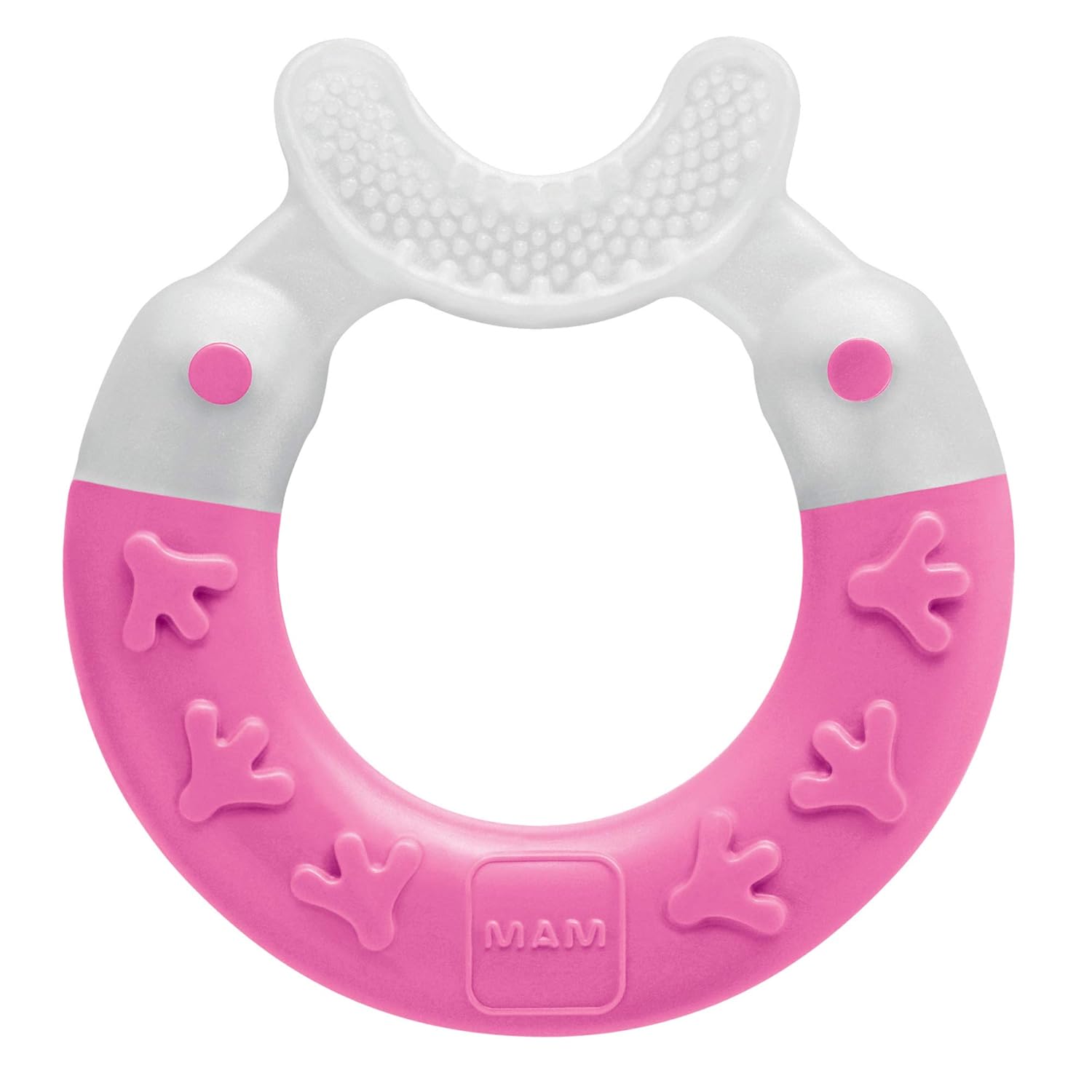 teething ring with bristles