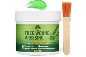 ERIGATHE Tree Wound Sealer, Organic Pruning Dressing Paste & Grafting Compound, Natural Woundressing for Bonsai, Fruit Trees, Roses, Bonsai | Waterproof Protection (Tree Wound Sealer, 1)