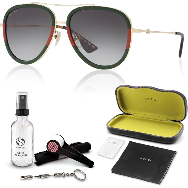 Amazon.com: Gucci GG1325S GG Interlocking Logo Rectangular  display picture 1