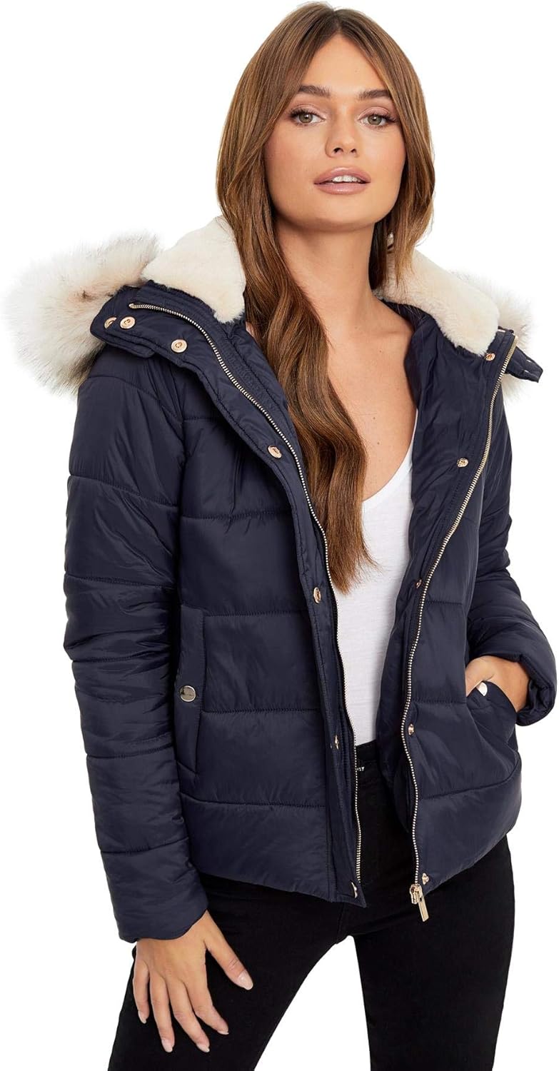 zip on fur hood trim