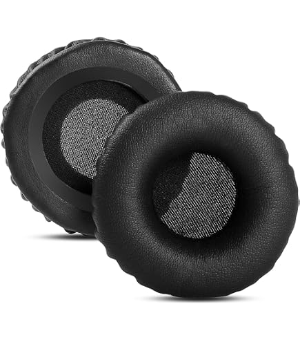 Cuscinetti Auricolari Di Ricambio In Pelle Proteica Per Philips SHB8850NC | Sostituzione Comfort E Isolamento Acustico