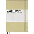 LEUCHTTURM1917 - Notebook Hardcover Medium A5-251 Numbered Pages for Writing and Journaling (Sand, Dotted)