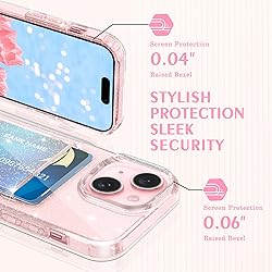 Petocase for iPhone 15 Wallet Case Card Holder Slot