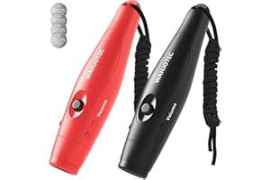 WANJOTEC Electronic Whistle for Coaches Teachers: 3 Tone & Adjustable Volume Loud Whistles with Lanyard, Hand Electric Whistle for Volleyball Basketball Sports, Hiking Safety Whistles Coach Gift