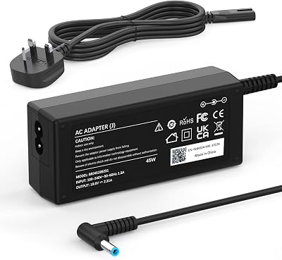 VUOHOEG 45W Laptop Charger for HP Pavilion Elitebook ProBook Stream Envy