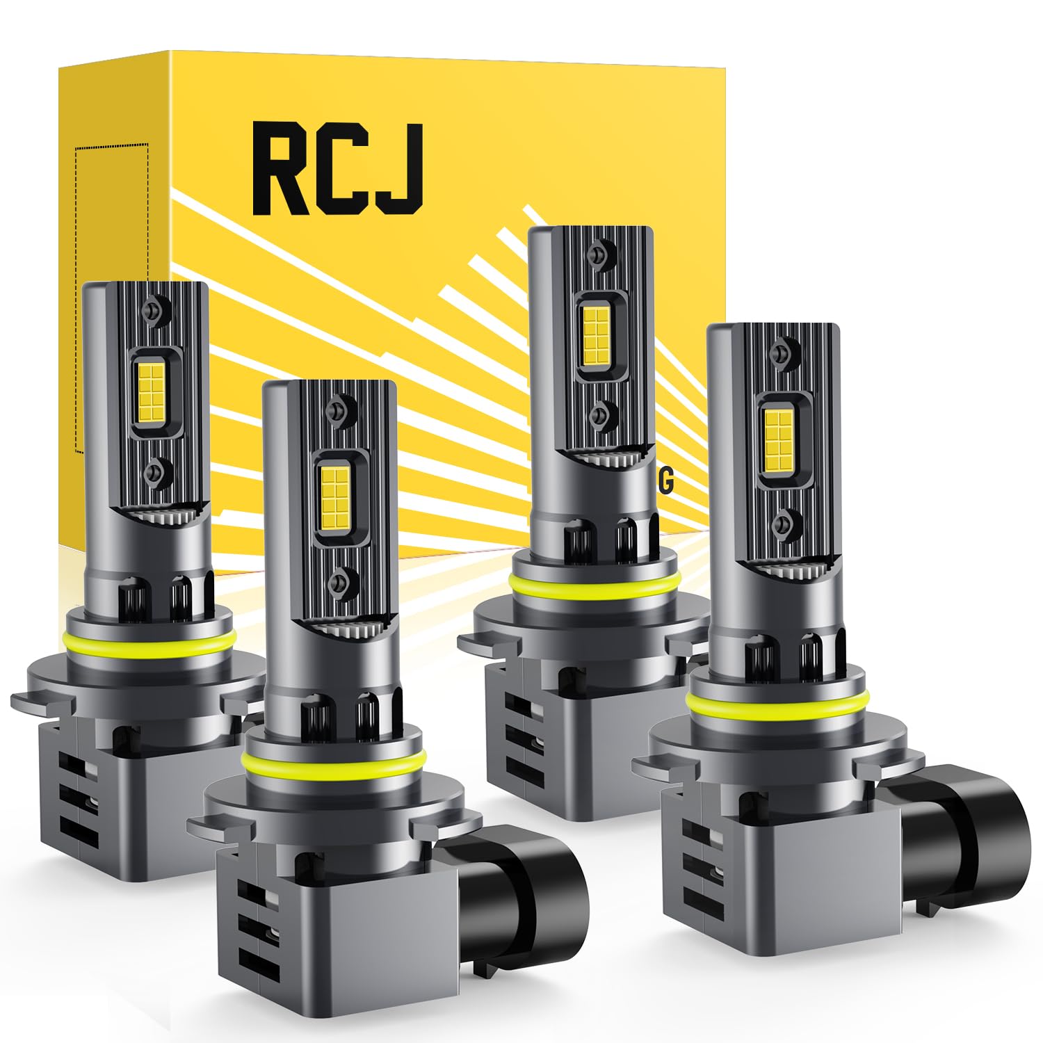 RCJ 9005 9006 LED Bulbs Combo, 9005/HB3 9006/HB4