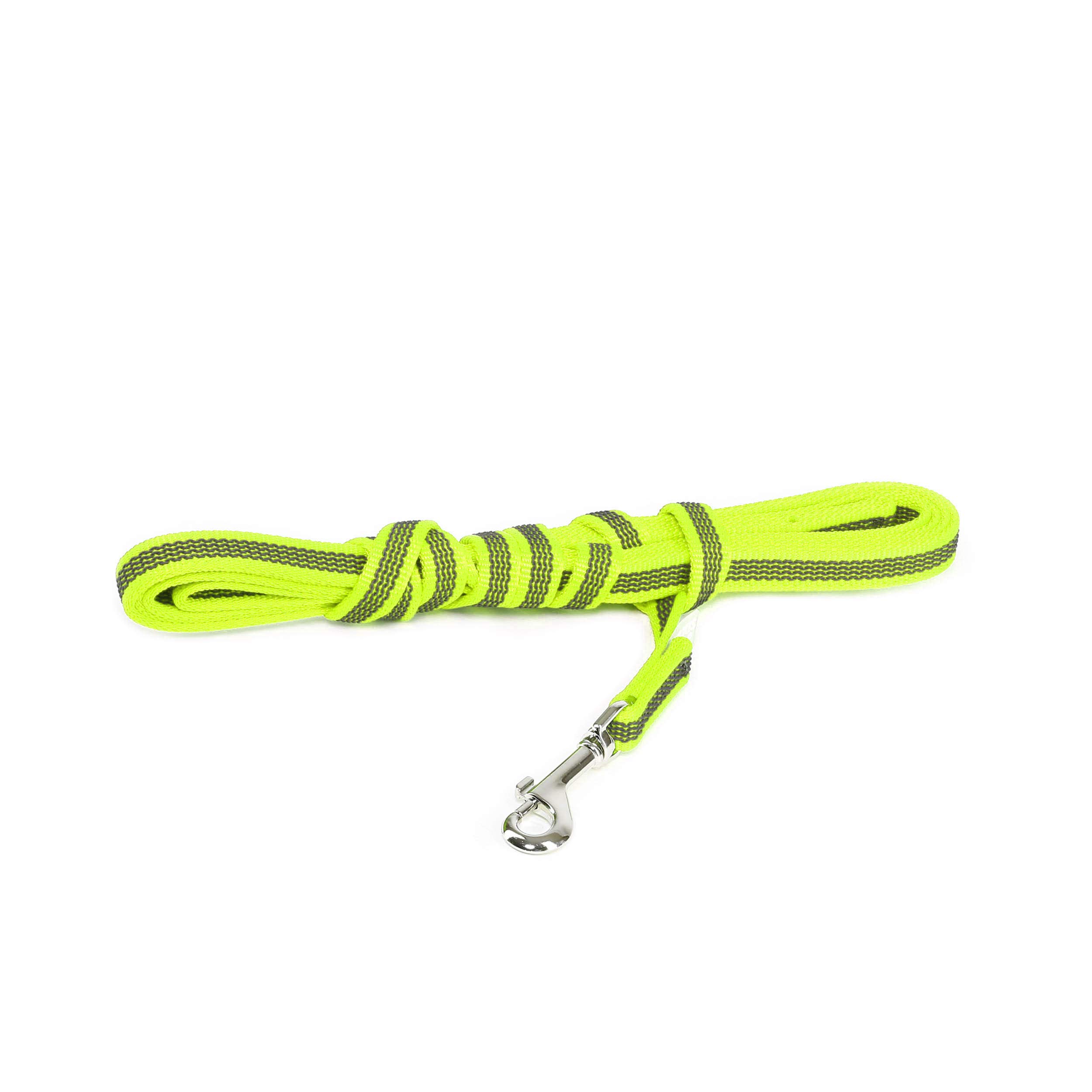 Color & Gray Super-Grip Leash with Handle, 14 mm x 3 m, Neon-Gray
