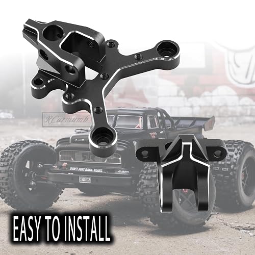 Aluminum Front & Rear Center Brace Mount Upgrade For Arrma 6S 1/8 & 1/7 Models - Replaces ARA320500 (Kraton, Outcast, Mojave, Infraction, Etc.) - View #7