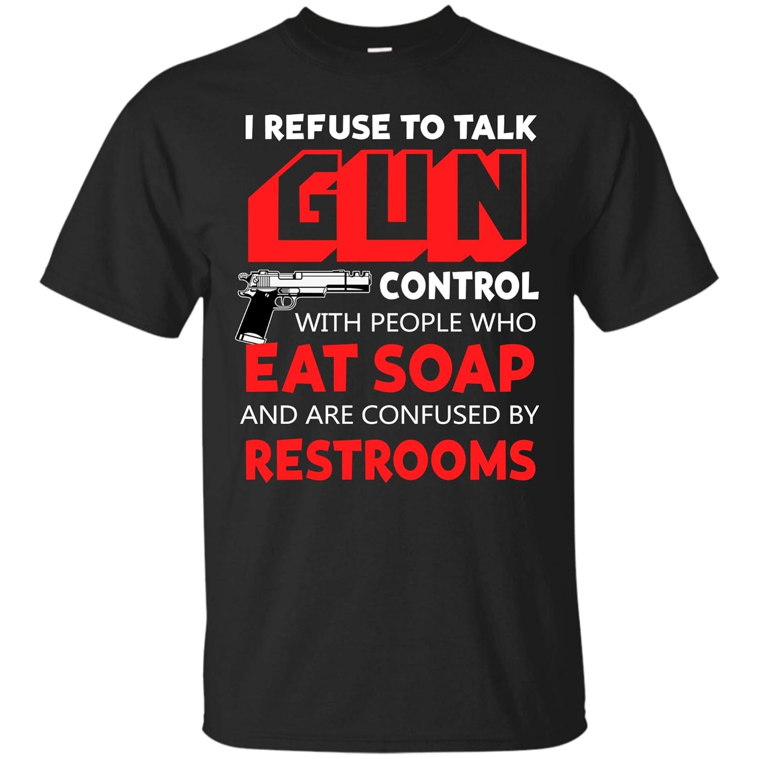 Gun Control T Shirt Gun Rights Pro Gun Debate 2nd Adt 4027 Kitilan