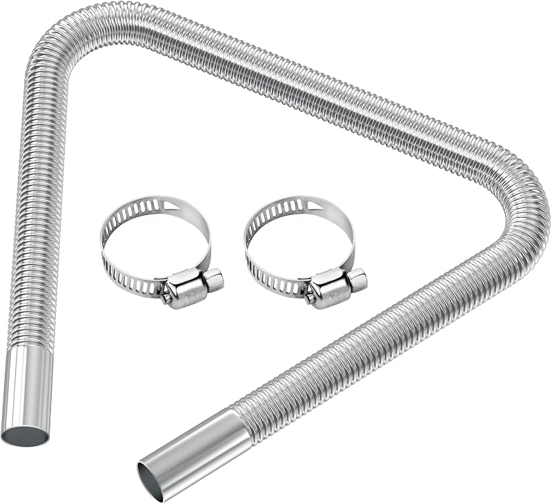 URAQT 25mm Stainless Steel Parking Heater Exhaust Pipe 120cm