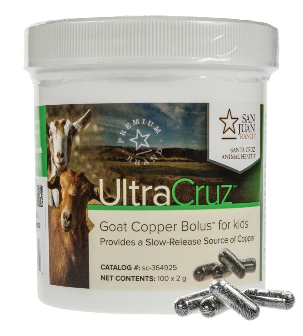 UltraCruz - sc-364925 Goat Copper Bolus Supplement for Kid Goats, 100 Count x 2 Grams: Industrial & Scientific