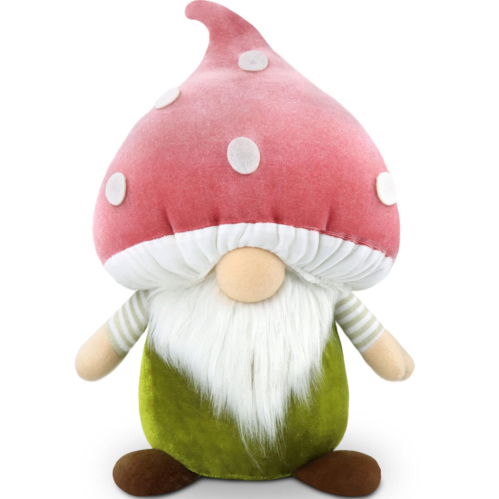 Gehydy Spring Gonks Decoration Easter Summer Mushroom Gnome Handmade Decor for Home Kitchen - 33cm