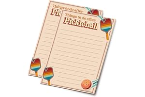 ASVP SHOP Pickleball Notepads - "Things To Do After Pickleball" - Pack of 2 Notepads - For All Pickleball Fans