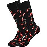 Real Sic Fun Socks for Men and Women - Cozy Cotton Dress Socks with Colorful Designs - Cool, Casual, Seafood Patterned