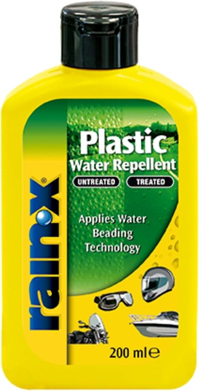 Rain-X Plastic Water Repellent 200ml for Plastic Surfaces Windscreens Visors