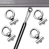 JUTTAUTO 4Pcs Awning Rail Stoppers 6mm 304 Stainless Steel Caravan Campervan view 1