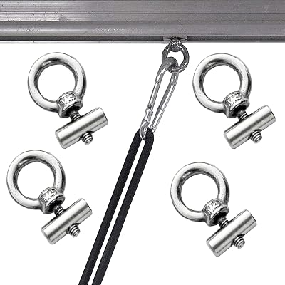 JUTTAUTO 4Pcs Awning Rail Stoppers 6mm 304 Stainless Steel Caravan Campervan