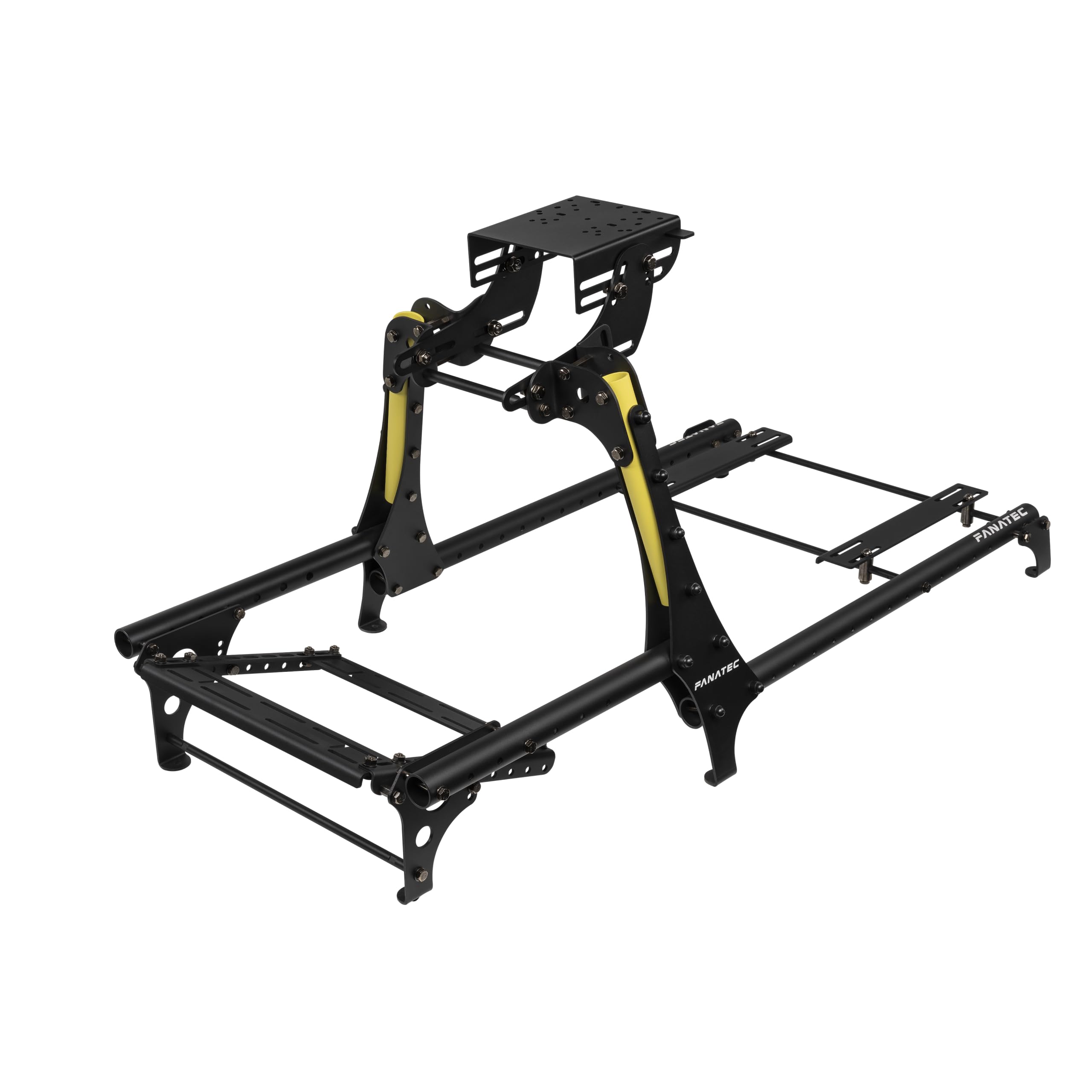 Fanatec Sim Racing CSL Cockpit V1.5 – Strong and Lightweight, Steel-Reinforced Aluminum Frame, Universal Wheelbase Mounting Bracket, GT Driving Position, Easy Assembly – Black