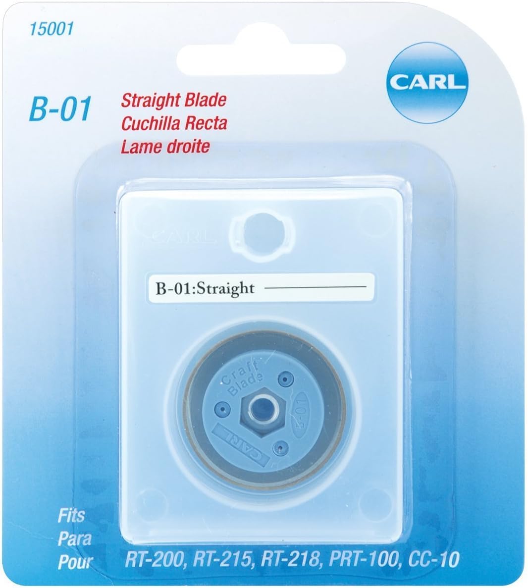 CARL B-01 Professional Rotary Trimmer Replacement Blade - Straight: Arts, Crafts & Sewing
