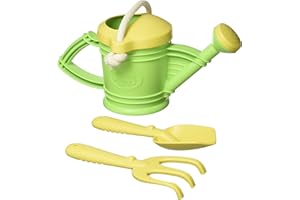 Green Toys Watering Can, Green CB - Pretend Play, Motor Skills, Kids Outdoor Role Play Toy. No BPA, phthalates, PVC. Dishwash
