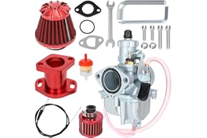 YOXUFA VM22 Carburetor Kit 212cc Carb Replacement for Predator 212cc 224cc Coleman CT200U CT200U-EX BT200X GX160 GX200 196cc 6.5HP Baja Warrior MB200 Axis M200 Mini Bike Go Kart Parts